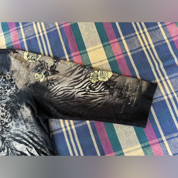 Cactus Y2K Floral Rhinestone Top - Picture 6 of 11